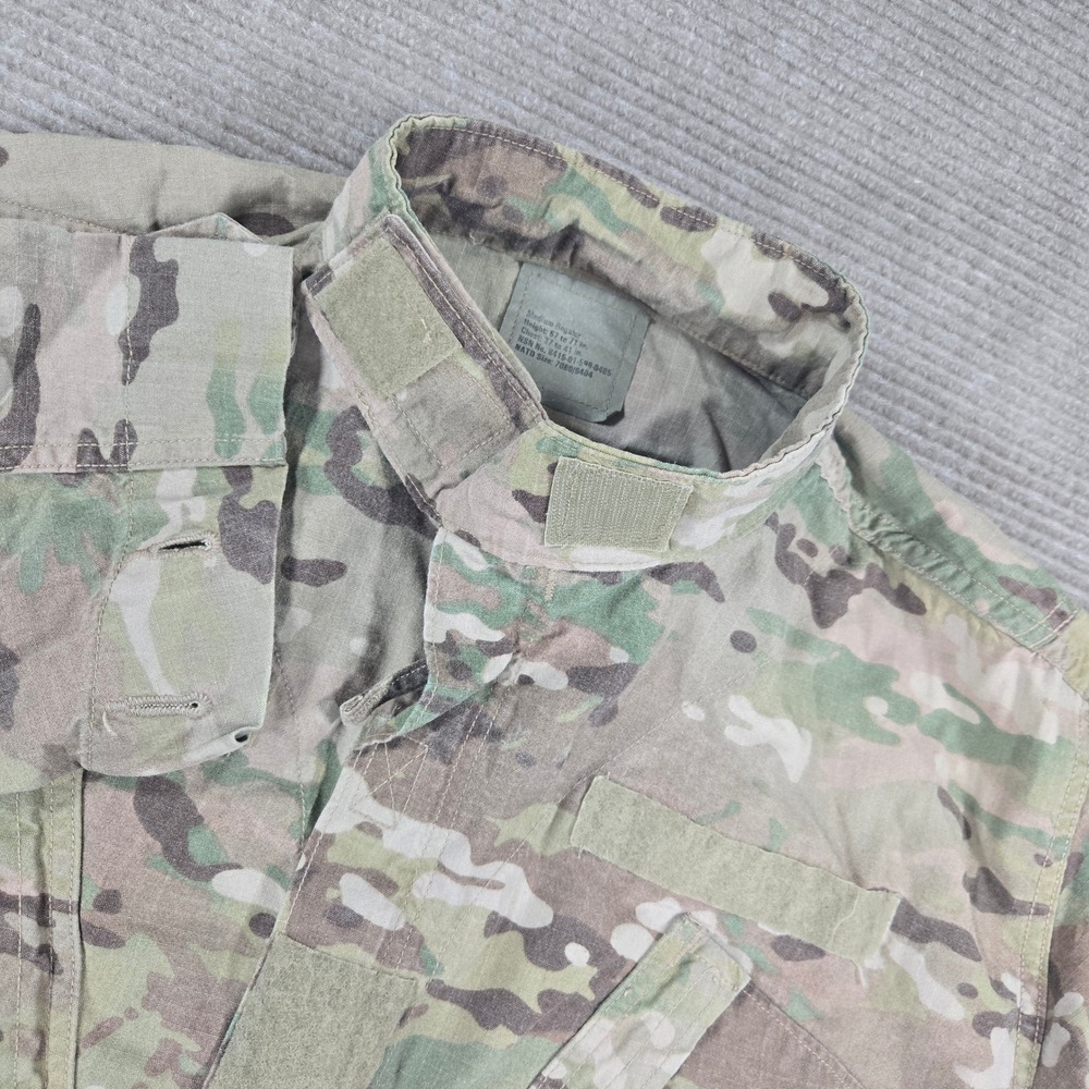 Military Mens Medium Regular Multicam OCP Camouflage Combat Uniform Coat Jacket